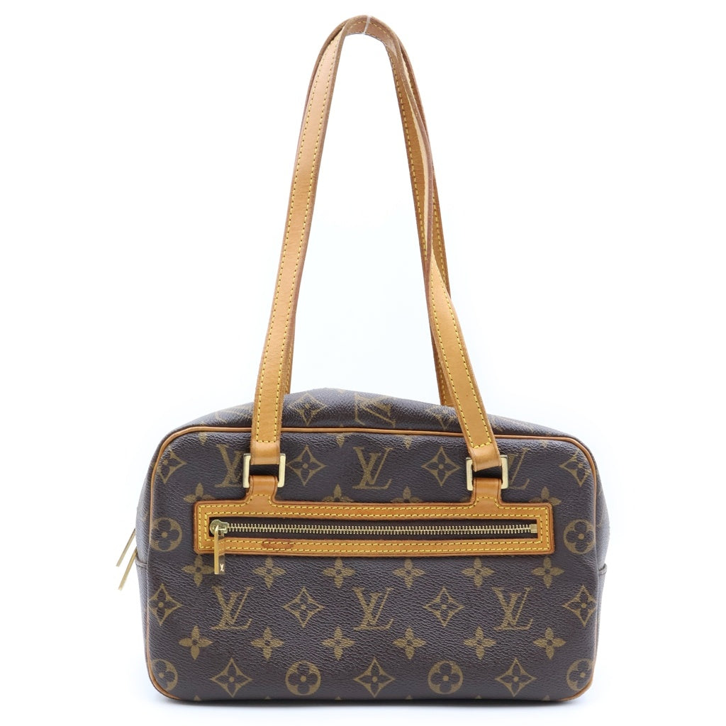 LOUIS VUITTON(ルイヴィトン) モノグラム シテMM ショルダーバッグ 肩がけバッグ ブラウン PVCレザー M51182 ゴールド金具 レディース