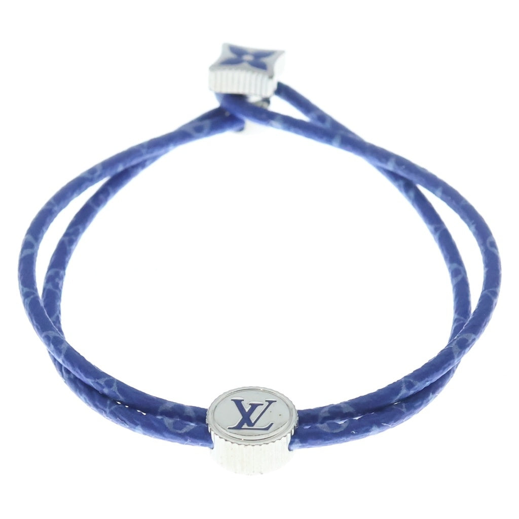LOUIS VUITTON(ルイヴィトン) モノグラム キャッチイット ブレスレット ブルー M1068