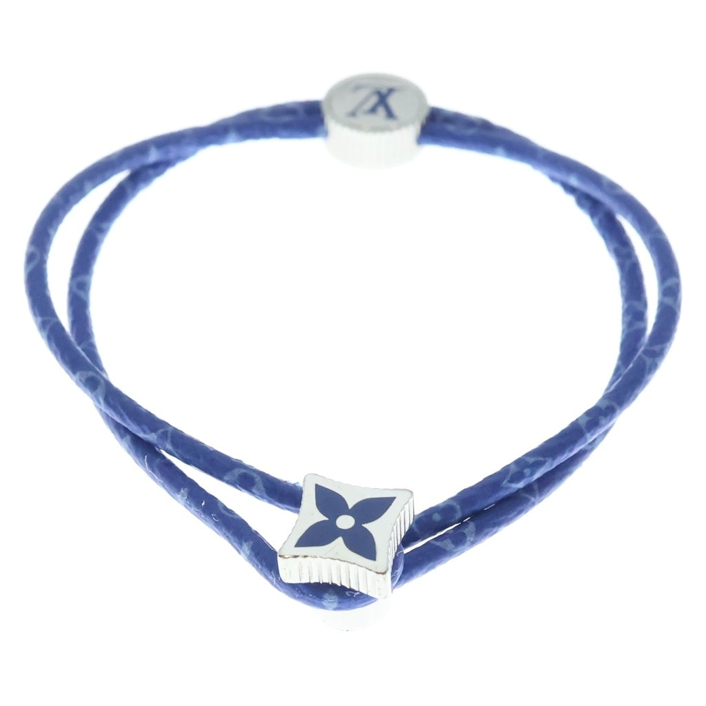 LOUIS VUITTON(ルイヴィトン) モノグラム キャッチイット ブレスレット ブルー M1068