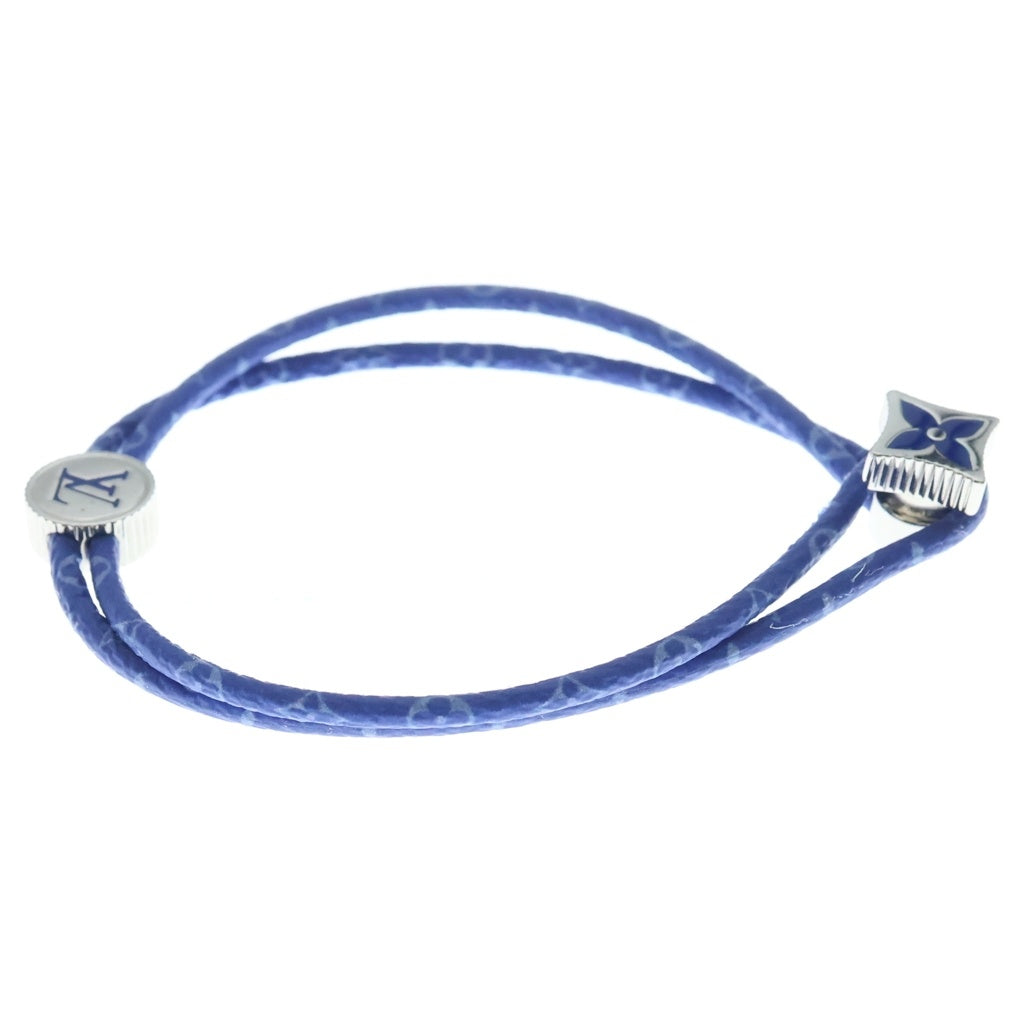 LOUIS VUITTON(ルイヴィトン) モノグラム キャッチイット ブレスレット ブルー M1068