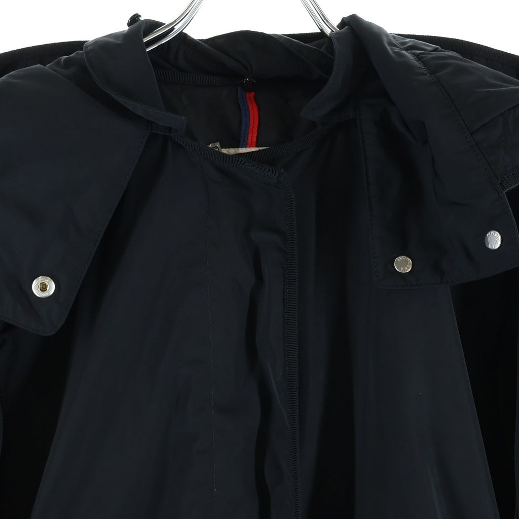 MONCLER(モンクレール) AQUILAIN GIUBBOTTO ロング コート フード付き ウインドブレーカー ブラック F10931C72500 C0726 レディース