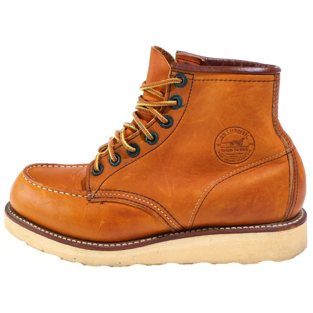 RED WING(レッド ウイング) IRISH SETTER アイリッシュセッター モックトゥブーツ ブラウン レザー 7R02059