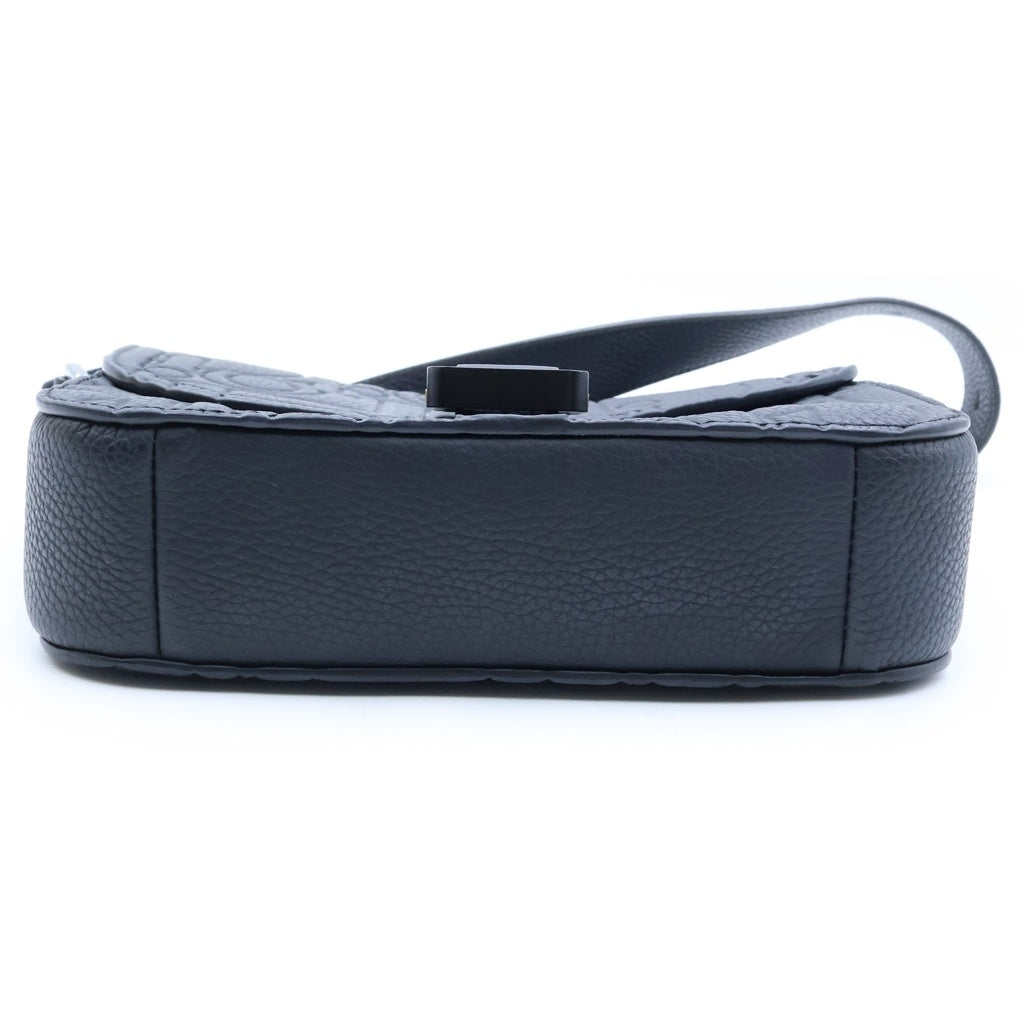 DIOR(ディオール) サドル メッセンジャー ショルダーバッグ スモール グラビティ オブリーク レザー ブラック 1ADPO049LLG レディース
