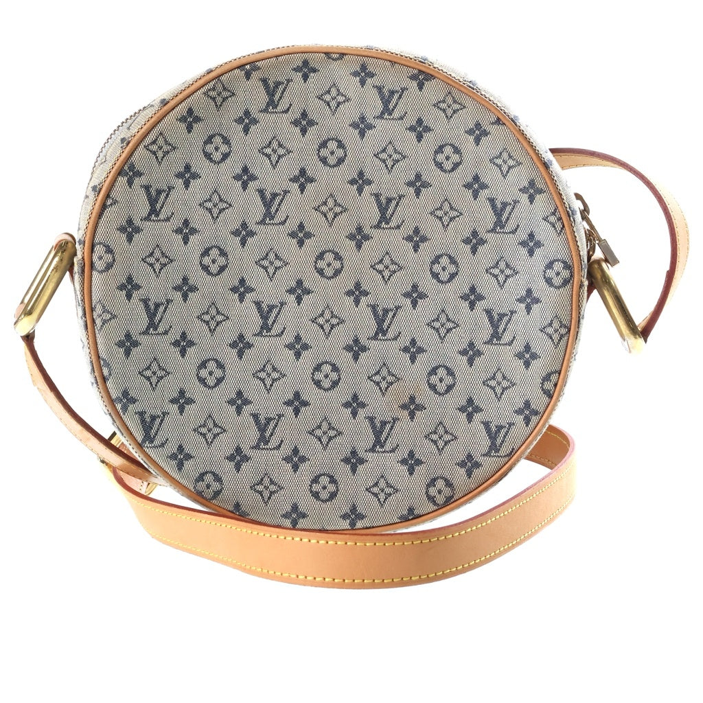 LOUIS VUITTON(ルイヴィトン) ジャンヌGM ショルダーバッグ ポシェット モノグラムミニ キャンバス レザー ブルー M92000 レディース