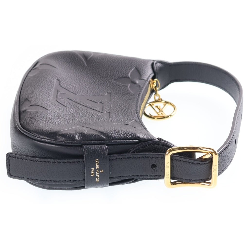 LOUIS VUITTON(ルイヴィトン) ミニムーン ハンドバッグ モノグラム アンプラント レザー ブラック M82391 レディース