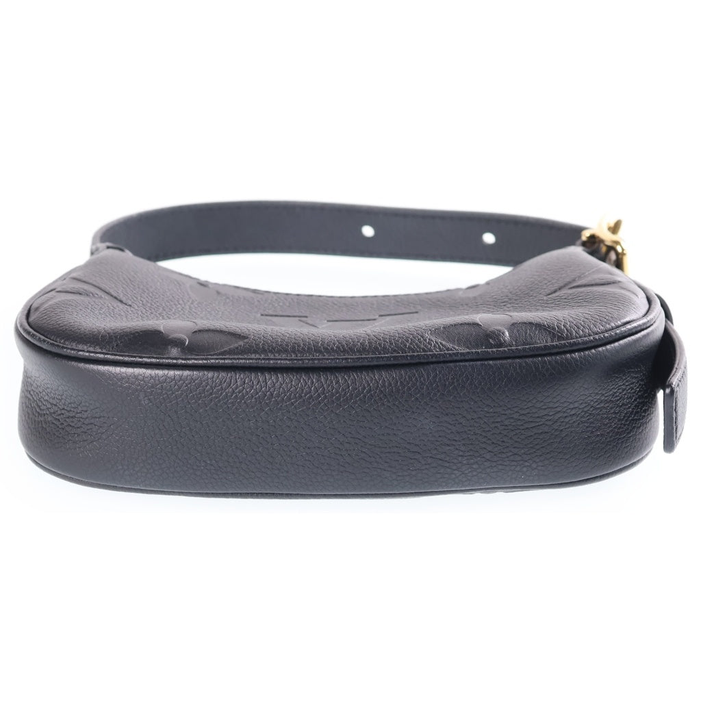 LOUIS VUITTON(ルイヴィトン) ミニムーン ハンドバッグ モノグラム アンプラント レザー ブラック M82391 レディース