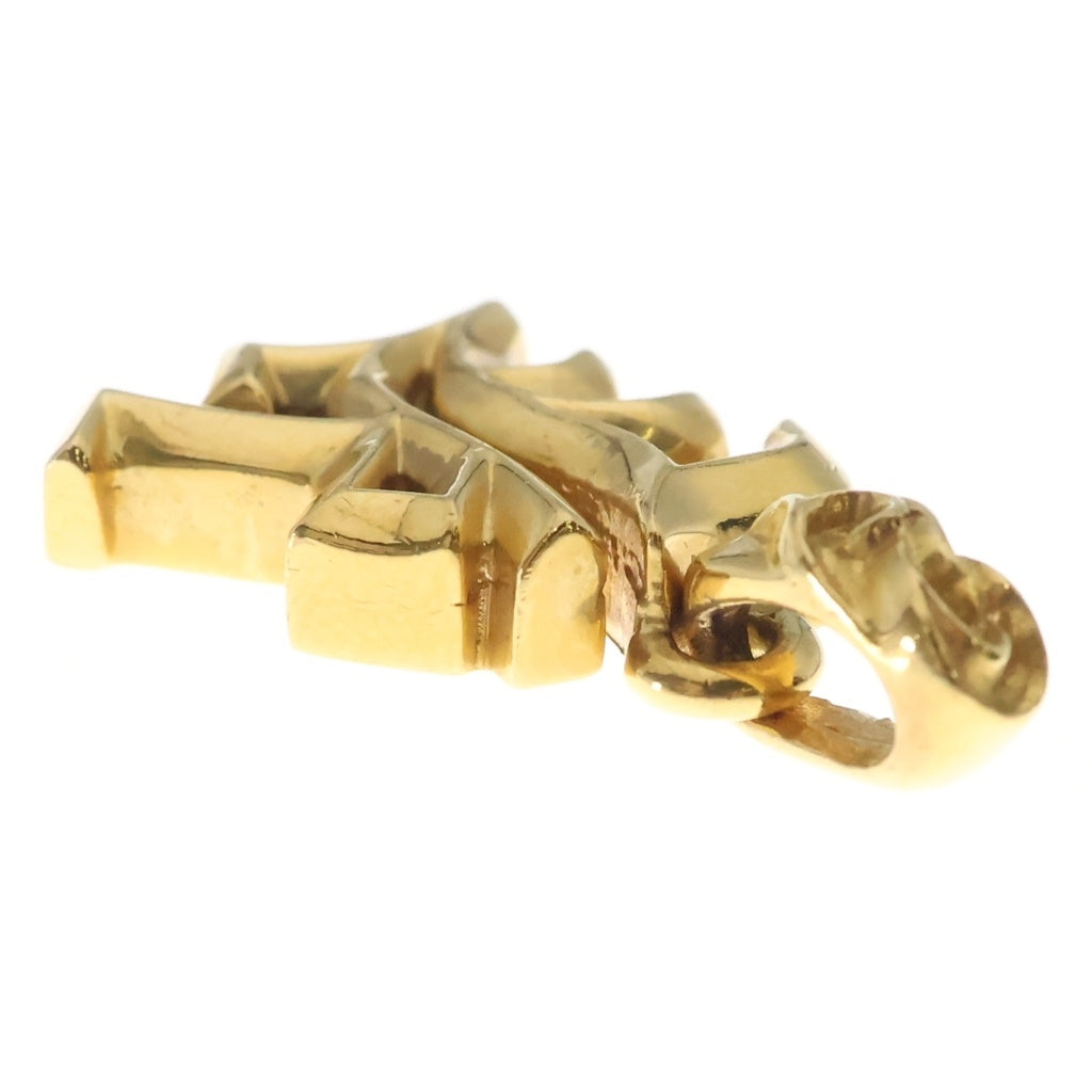 CHROME HEARTS(クロムハーツ) 22K ALPHABET CHARM アルファベットチャーム Kイニシャルチャーム ペンダントトップ ゴールド