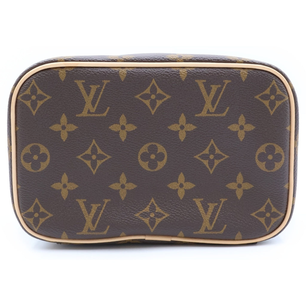 LOUIS VUITTON(ルイヴィトン) ニース ミニ コスメポーチ バニティ PVCレザー ブラウン M44495 レディース