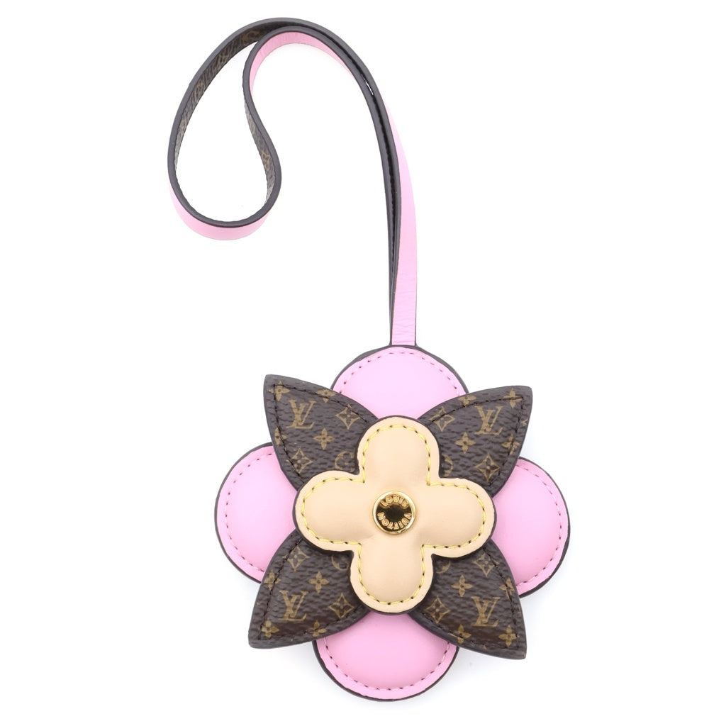 LOUIS VUITTON(ルイヴィトン) マイモノグラム レイヤーズ バックチャーム ブラウン×ピンク レザー×PVC M02135 レディース