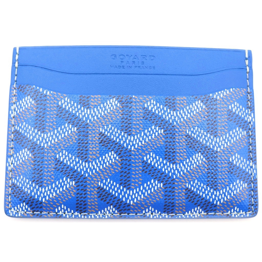 GOYARD(ゴヤール) サンシュルピス カードケース PVCレザー ブルー