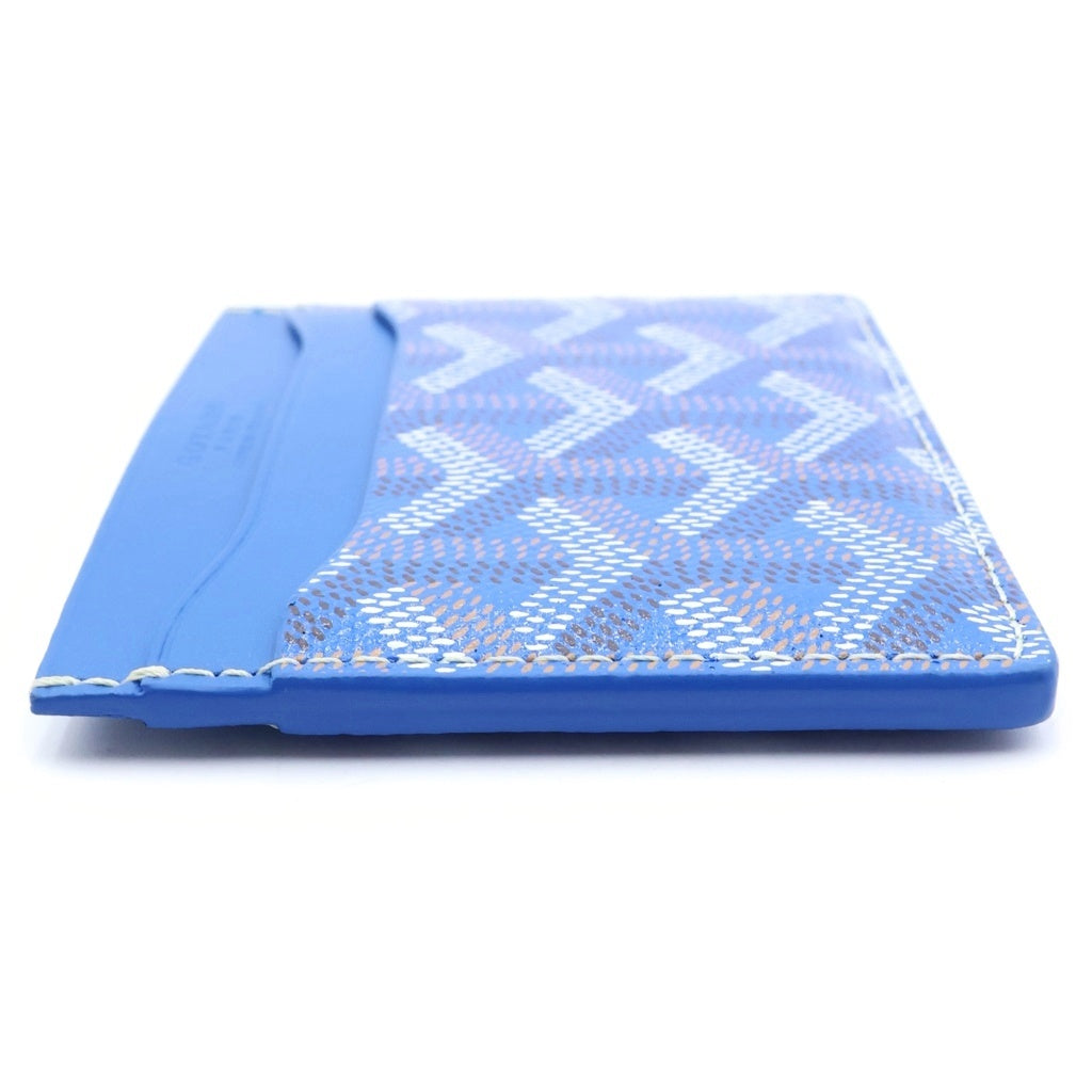 GOYARD(ゴヤール) サンシュルピス カードケース PVCレザー ブルー