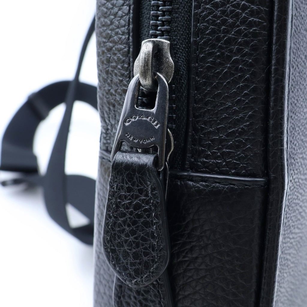COACH(コーチ) ショルダーバッグ クロスボディ バッグ シグネチャー レザー ブラック CZ397 J2444 レディース