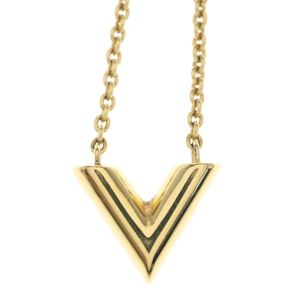 LOUIS VUITTON(ルイヴィトン) エセンシャルV ネックレス ペンダント チェーン ゴールド M00857 レディース
