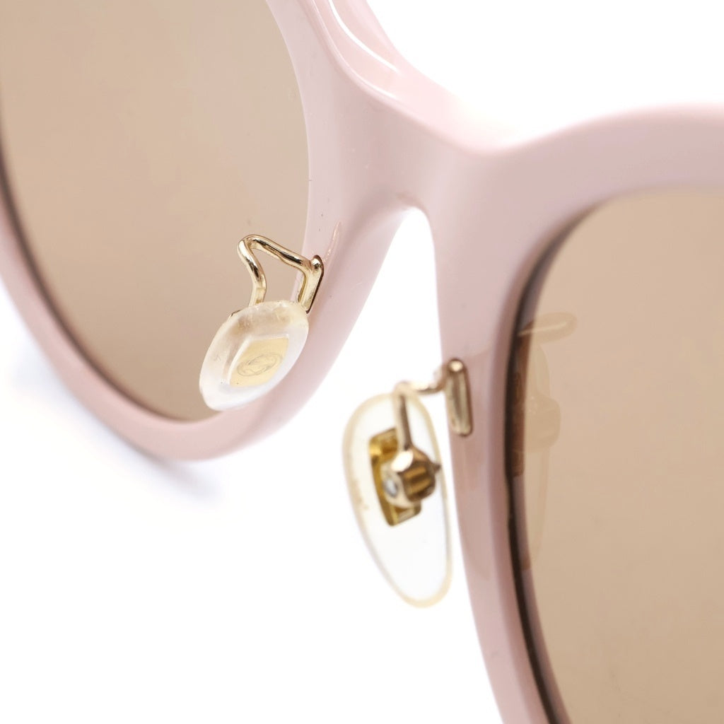 GUCCI(グッチ) GGオーバル サングラス メガネ 眼鏡 ピンク プラスチック GG0814SK 004 56□20-150 レディース