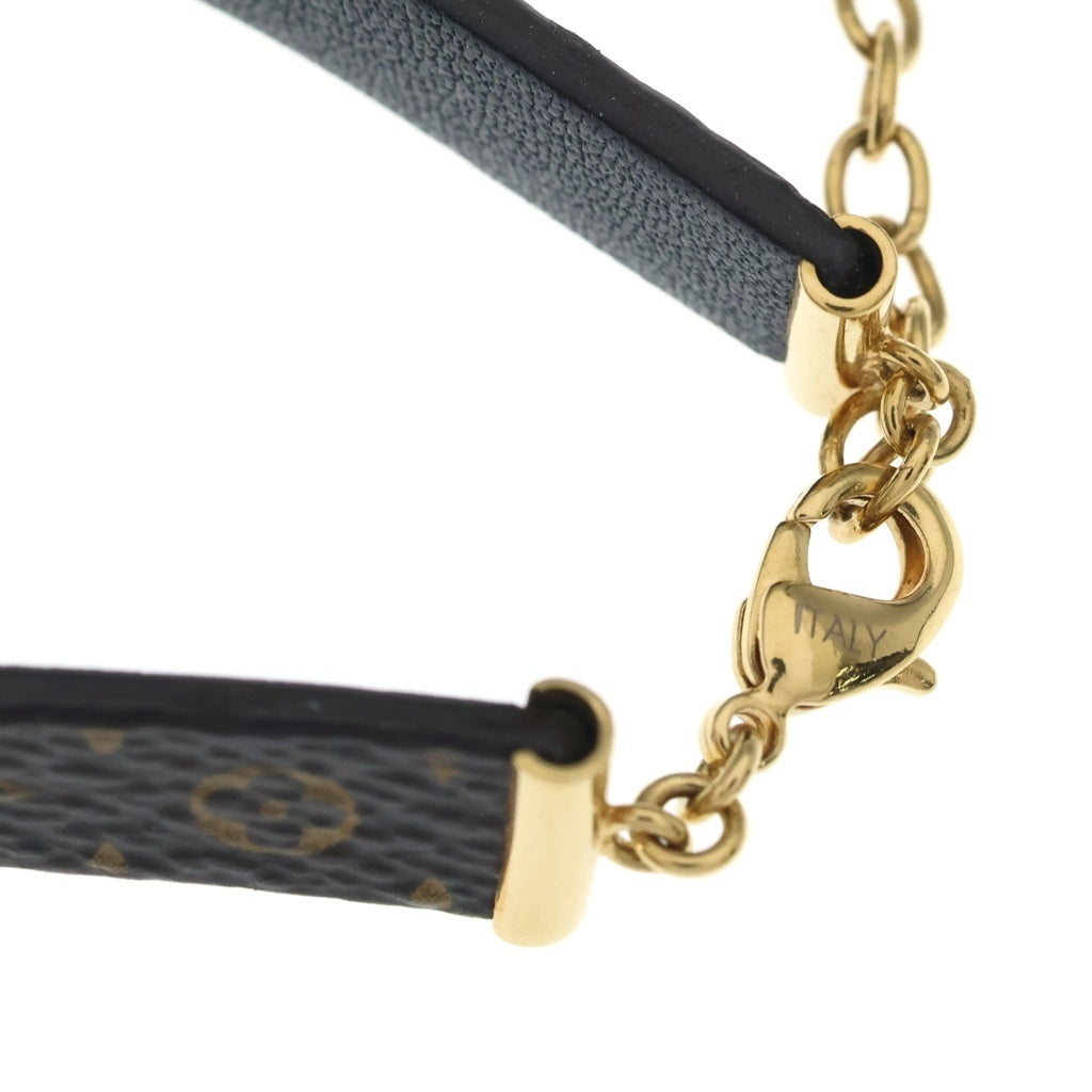 LOUIS VUITTON(ルイヴィトン) ブラスレ モノグラム スタッディー ブレスレット ゴールド/ブラウン レディース
