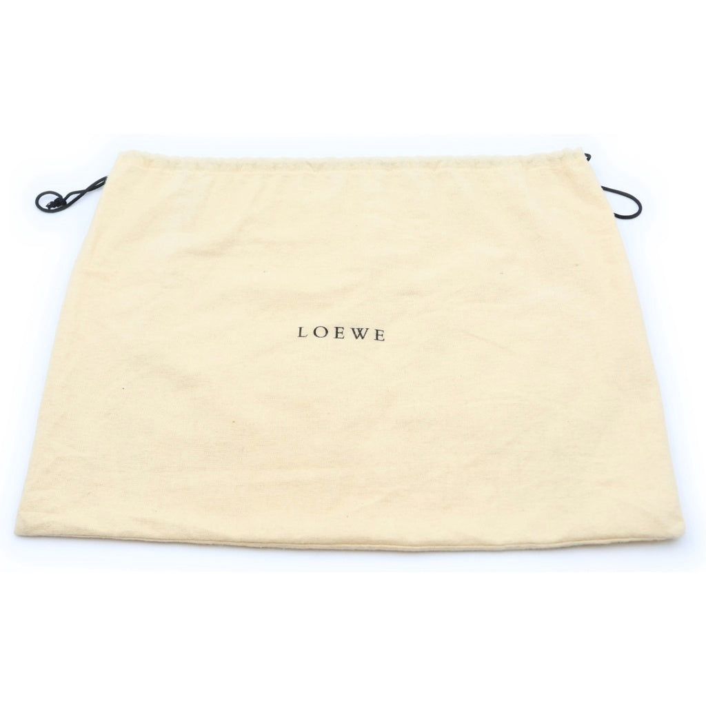 LOEWE(ロエベ) ロゴ ショルダーバッグ ブラック レザー レディース