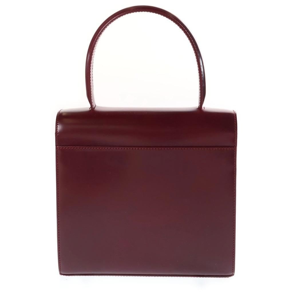 Cartier(カルティエ) パンテール ハンドバッグ 2WAY ショルダーバッグ シルバー金具 レザー ボルドー レディース