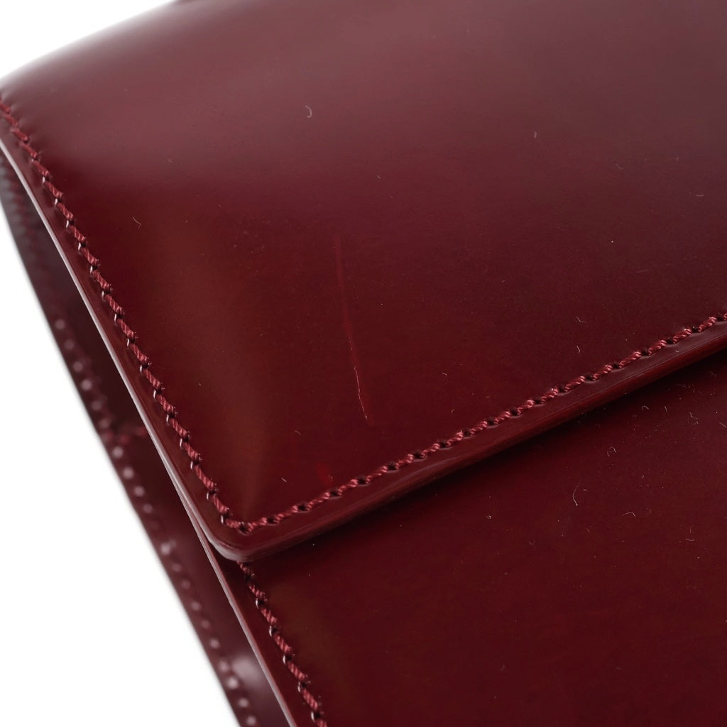 Cartier(カルティエ) パンテール ハンドバッグ 2WAY ショルダーバッグ シルバー金具 レザー ボルドー レディース