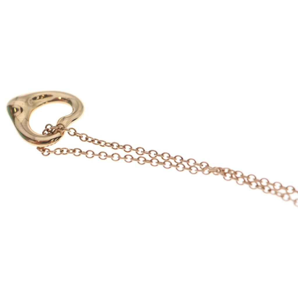 TIFFANY & Co.(ティファニー) オープンハート ネックレス Au750 ピンク