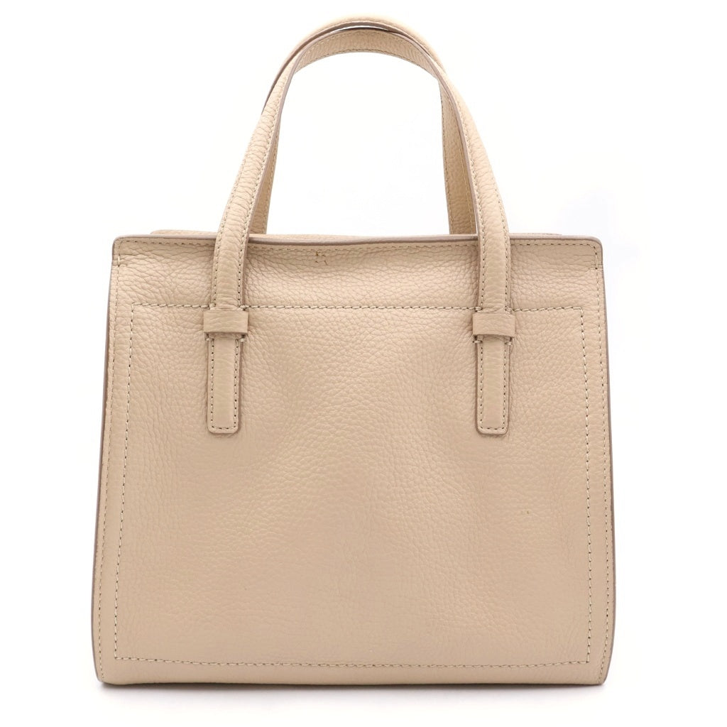 Salvatore Ferragamo(サルヴァトーレ フェラガモ) エイミー 2WAYハンドバッグ ショルダーバッグ ベージュ レザー ゴールド金具 レディース