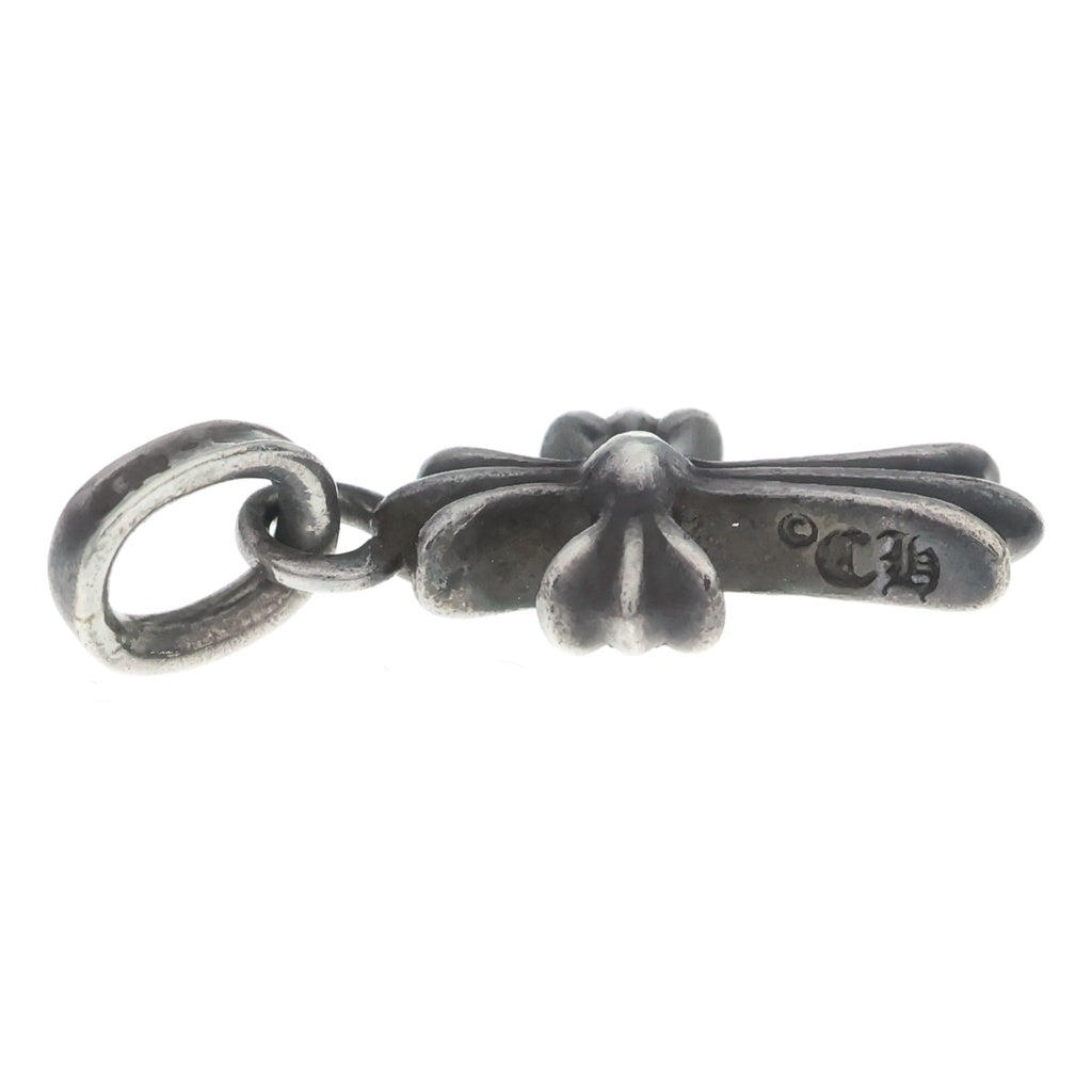 CHROME HEARTS(クロムハーツ) CRS BBYFAT P SAP ベイビーファットクロス PAVE ピンクサファイア ペンダントトップ シルバー