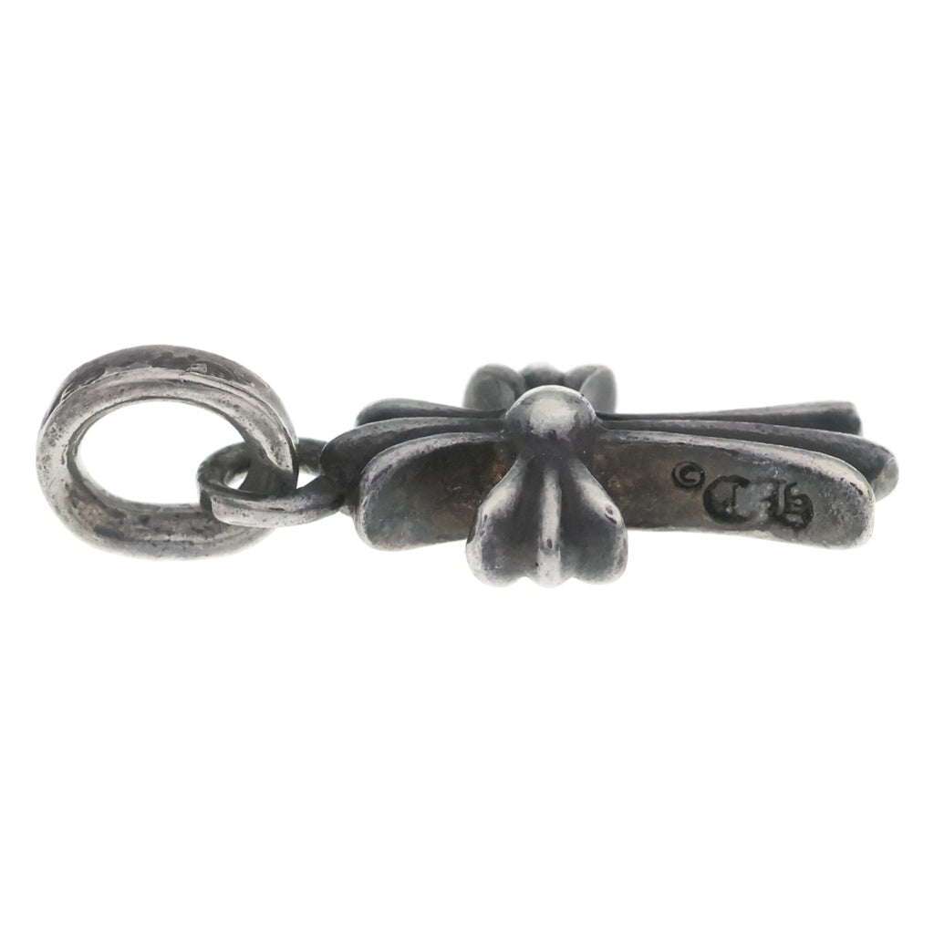 CHROME HEARTS(クロムハーツ) CRS BBYFAT P SAP ベイビーファットクロス PAVE ピンクサファイア ペンダントトップ シルバー