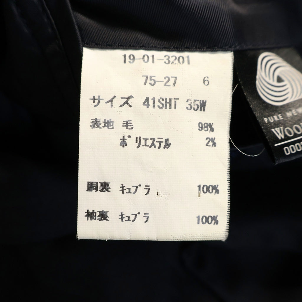 NO BRAND(ノーブランド) ブルックスブラザーズ スーツ セットアップ ストライプ ウール ブラック