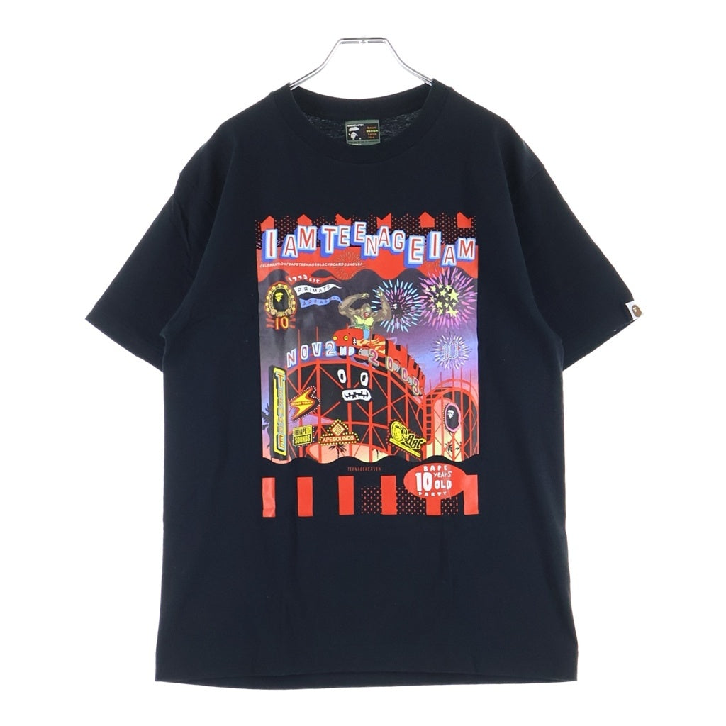 A BATHING APE(アベイシングエイプ) 2003年 10Year Anniversary Party Tee 10周年記念 半袖Tシャツ カットソー コットン ブラック