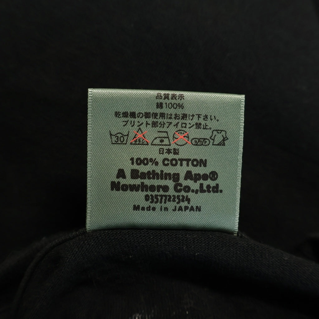 A BATHING APE(アベイシングエイプ) 2003年 10Year Anniversary Party Tee 10周年記念 半袖Tシャツ カットソー コットン ブラック