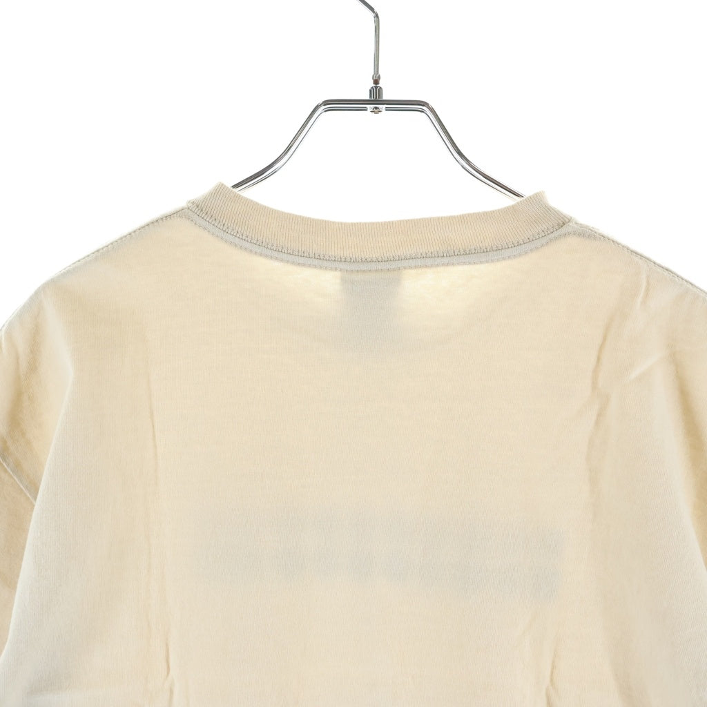 STUSSY(ステューシー) 00s OLD Opposite World Tee 反対語プリント 半袖Tシャツ カットソー 銀タグ ベージュ