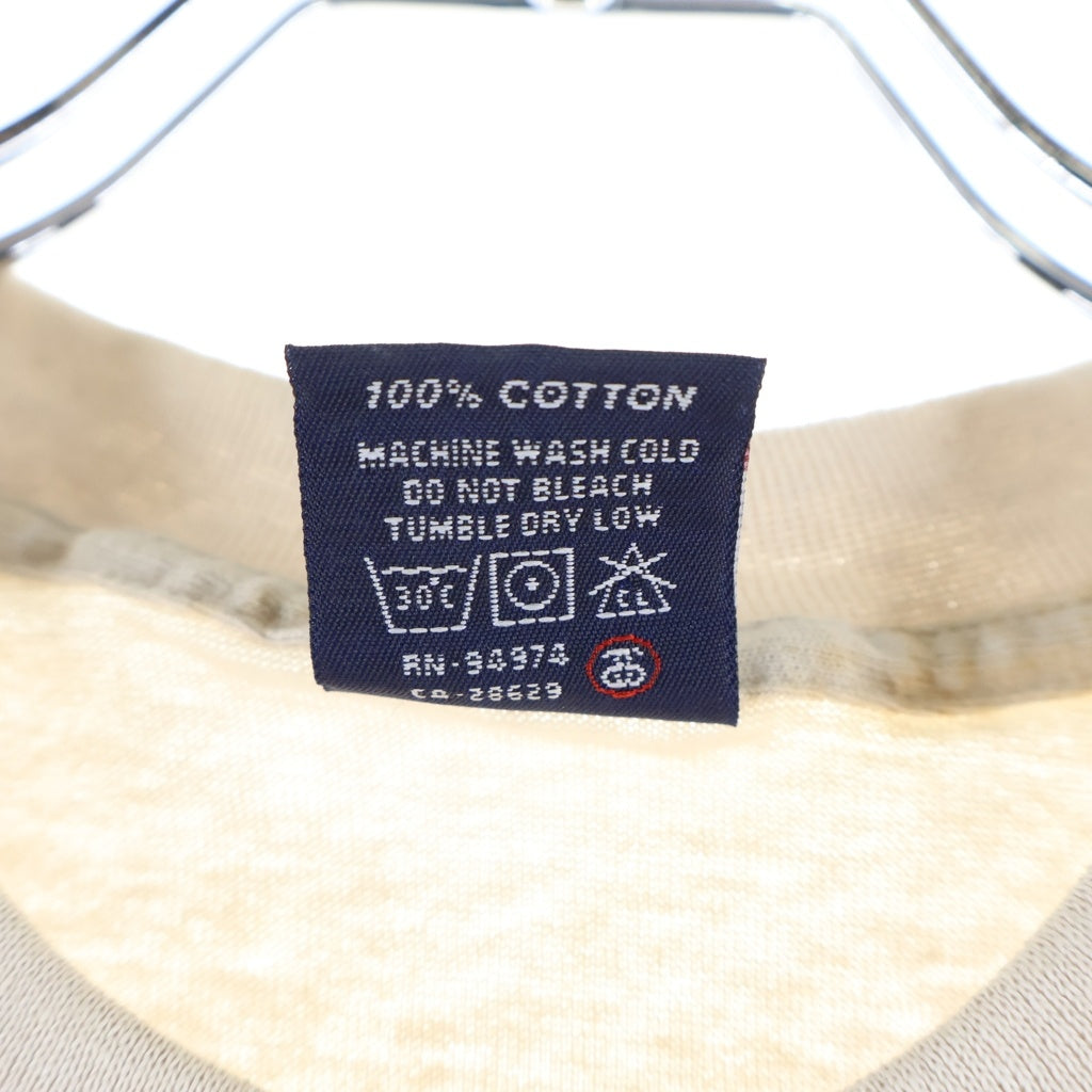 STUSSY(ステューシー) 90s OLD International S/S Tee インターナショナル 半袖Tシャツ カットソー 紺タグ ベージュ