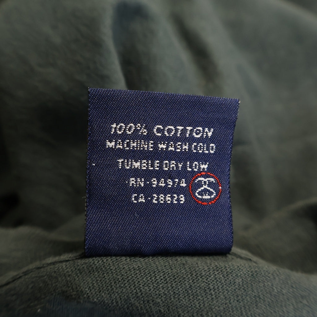 STUSSY(ステューシー) 90s OLD Block Design Tee ブロックデザイン 半袖ロゴTシャツ カットソー 紺タグ USA製 ダークグリーン