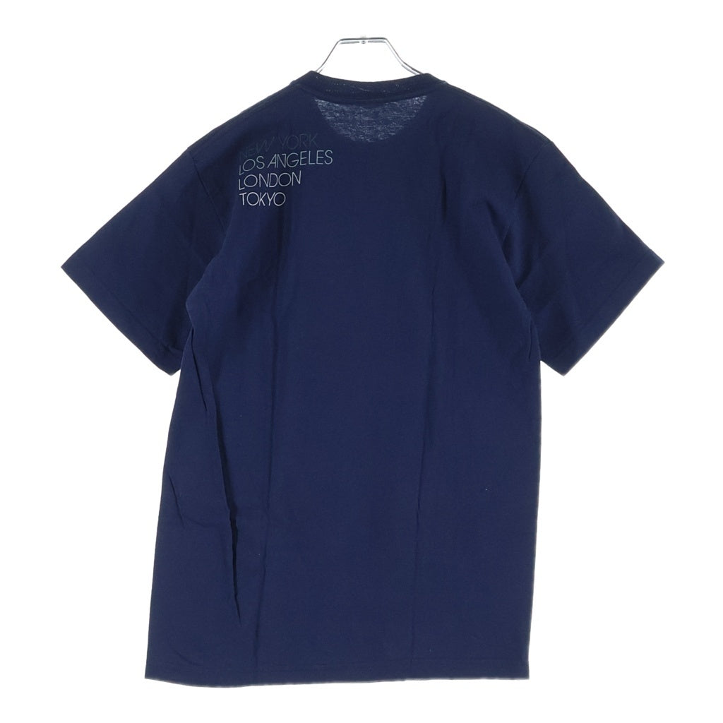 STUSSY(ステューシー) 90s OLD World Tour Tee ワールドツアー 半袖Tシャツ カットソー 都市プリント 紺タグ ネイビー