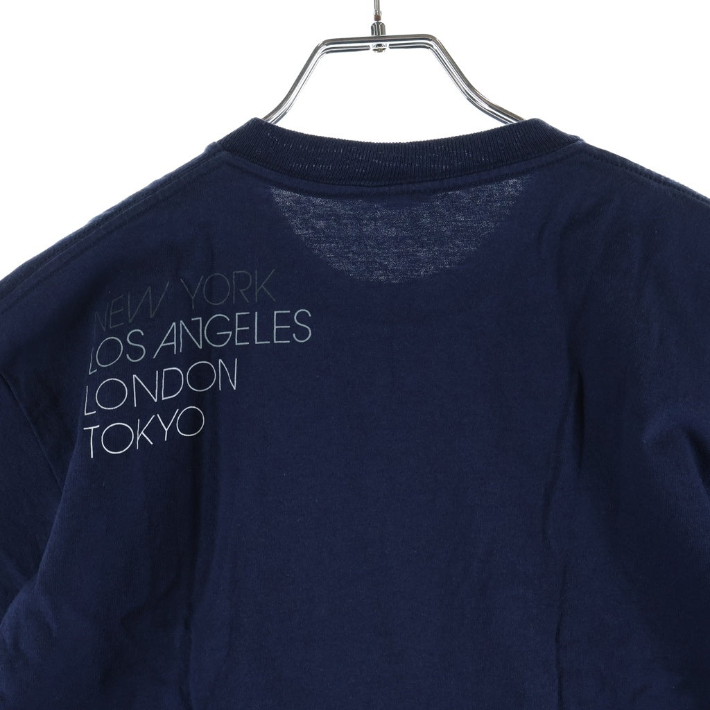 STUSSY(ステューシー) 90s OLD World Tour Tee ワールドツアー 半袖Tシャツ カットソー 都市プリント 紺タグ ネイビー