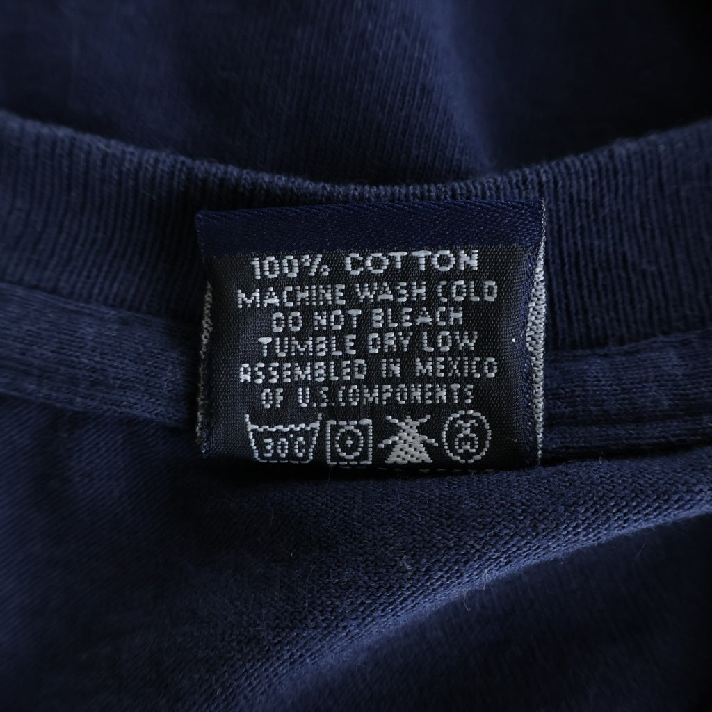 STUSSY(ステューシー) 90s OLD World Tour Tee ワールドツアー 半袖Tシャツ カットソー 都市プリント 紺タグ ネイビー