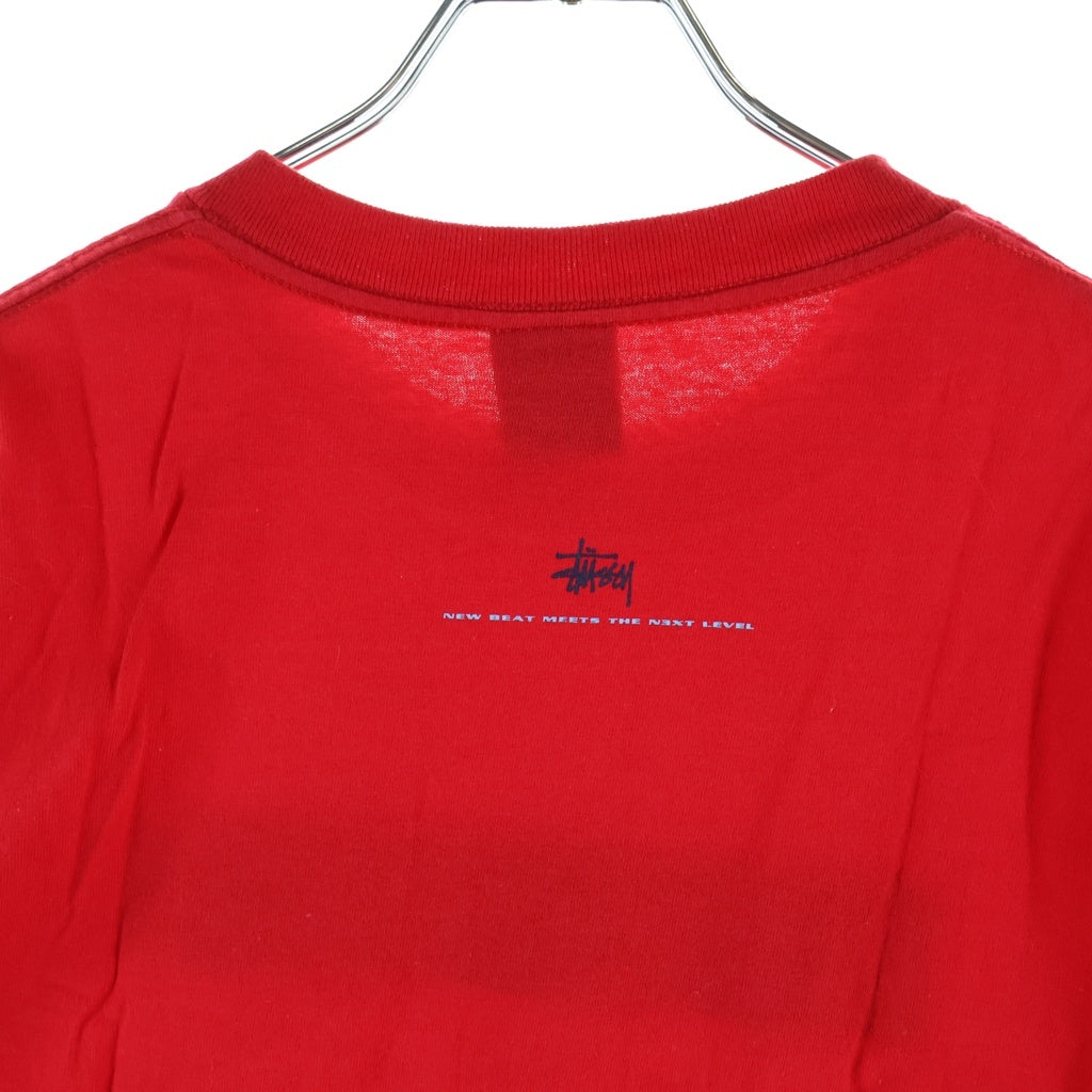 STUSSY(ステューシー) 90s OLD Box Logo S/S Tee ボックスロゴ 半袖Tシャツ カットソー 旧タグ USA製 レッド