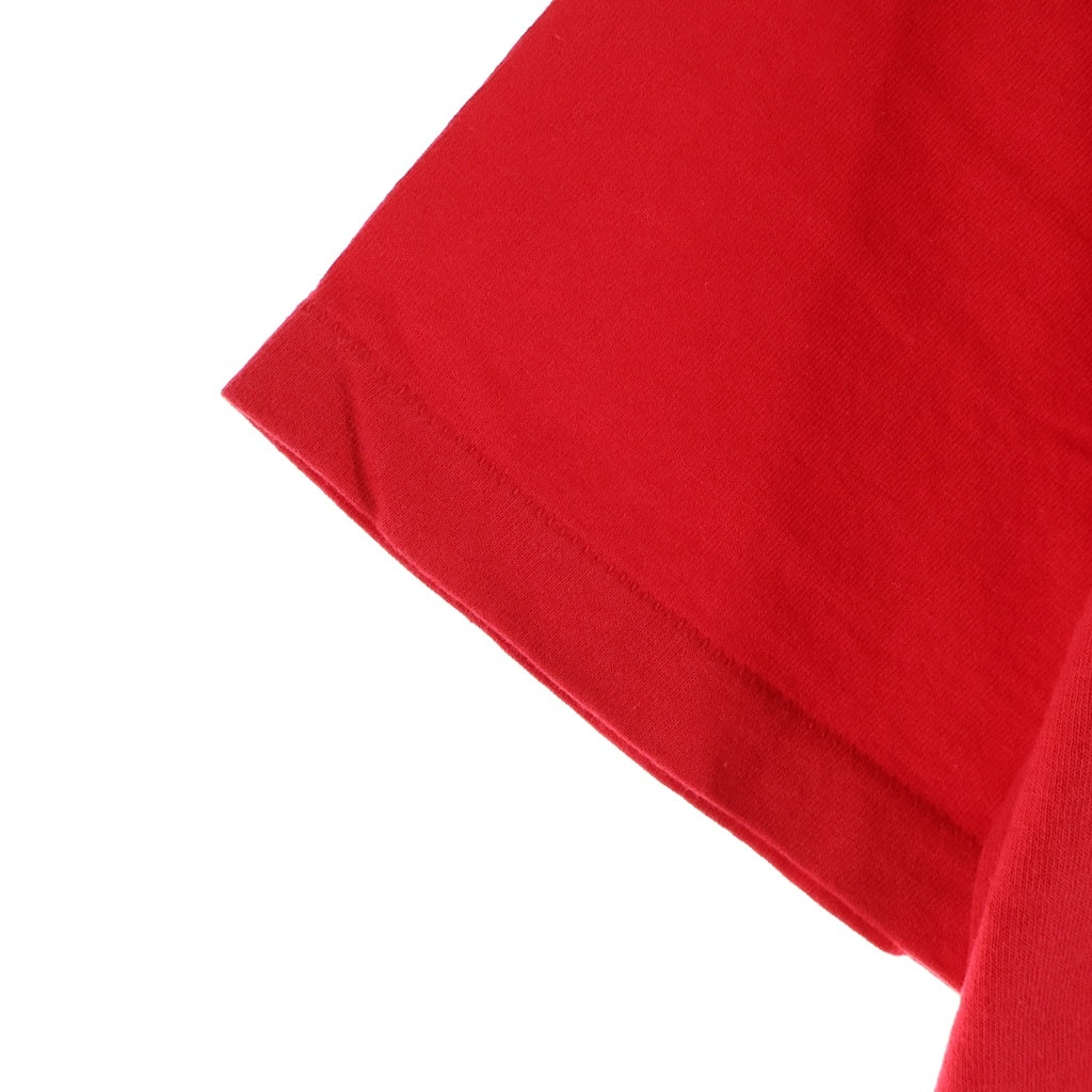 STUSSY(ステューシー) 90s OLD Box Logo S/S Tee ボックスロゴ 半袖Tシャツ カットソー 旧タグ USA製 レッド