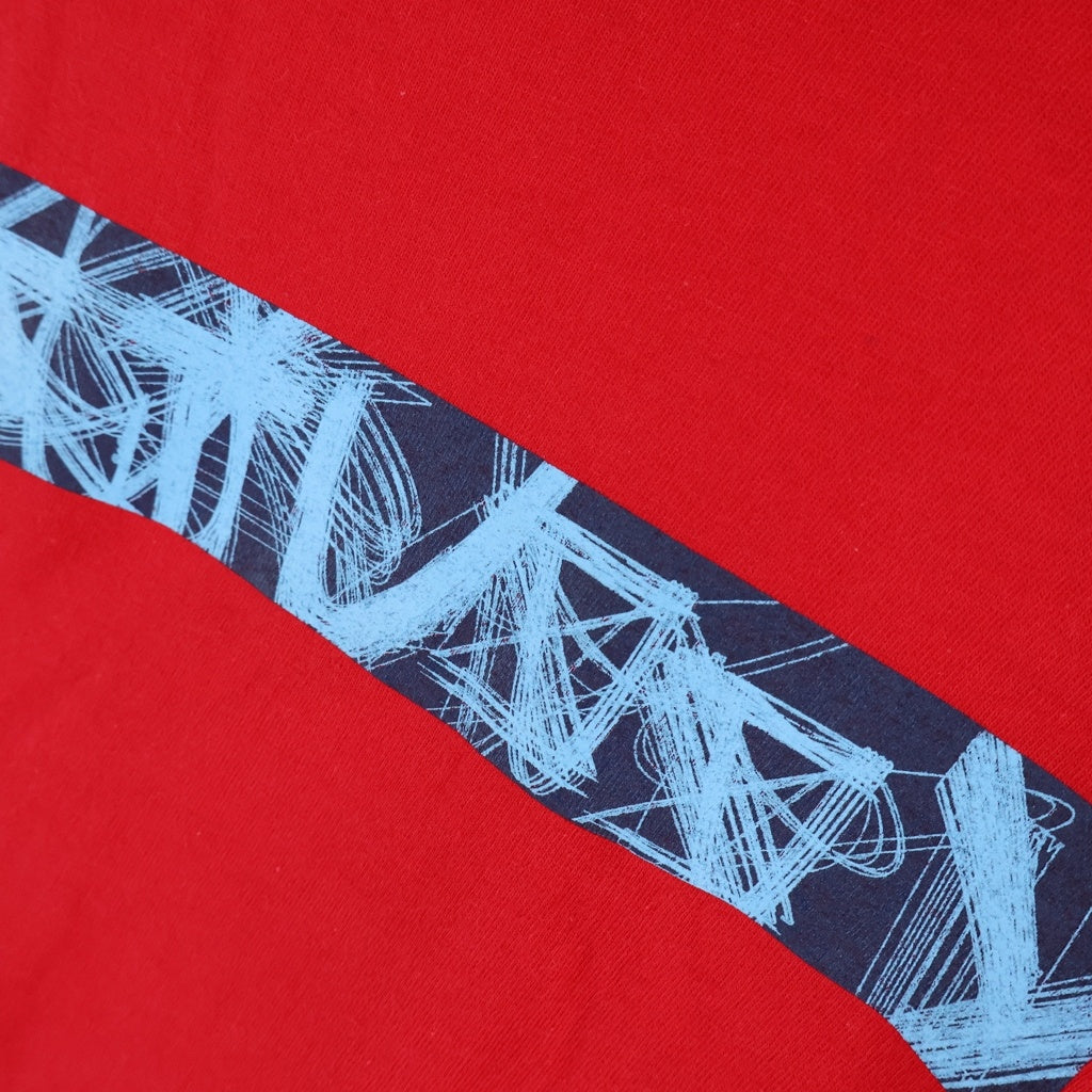 STUSSY(ステューシー) 90s OLD Box Logo S/S Tee ボックスロゴ 半袖Tシャツ カットソー 旧タグ USA製 レッド