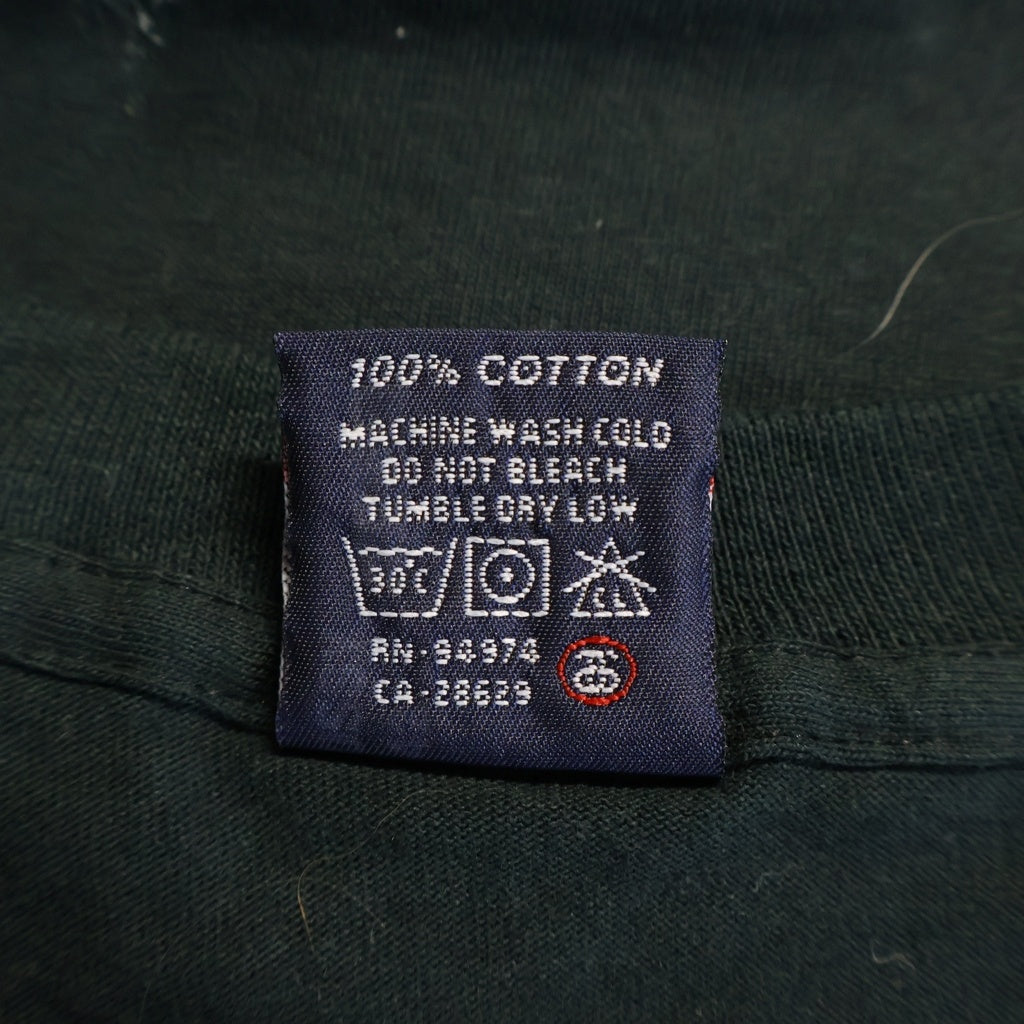 STUSSY(ステューシー) 90s OLD Stussy International Tee インターナショナル 半袖Tシャツ カットソー 紺タグ USA製 ダークグリーン