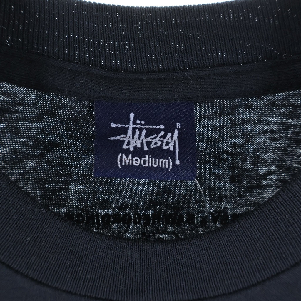 STUSSY(ステューシー) 2005 OLD SAW.RECORDINGS ソウ レコーディングス 半袖Tシャツ カットソー 限定モデル ブラック