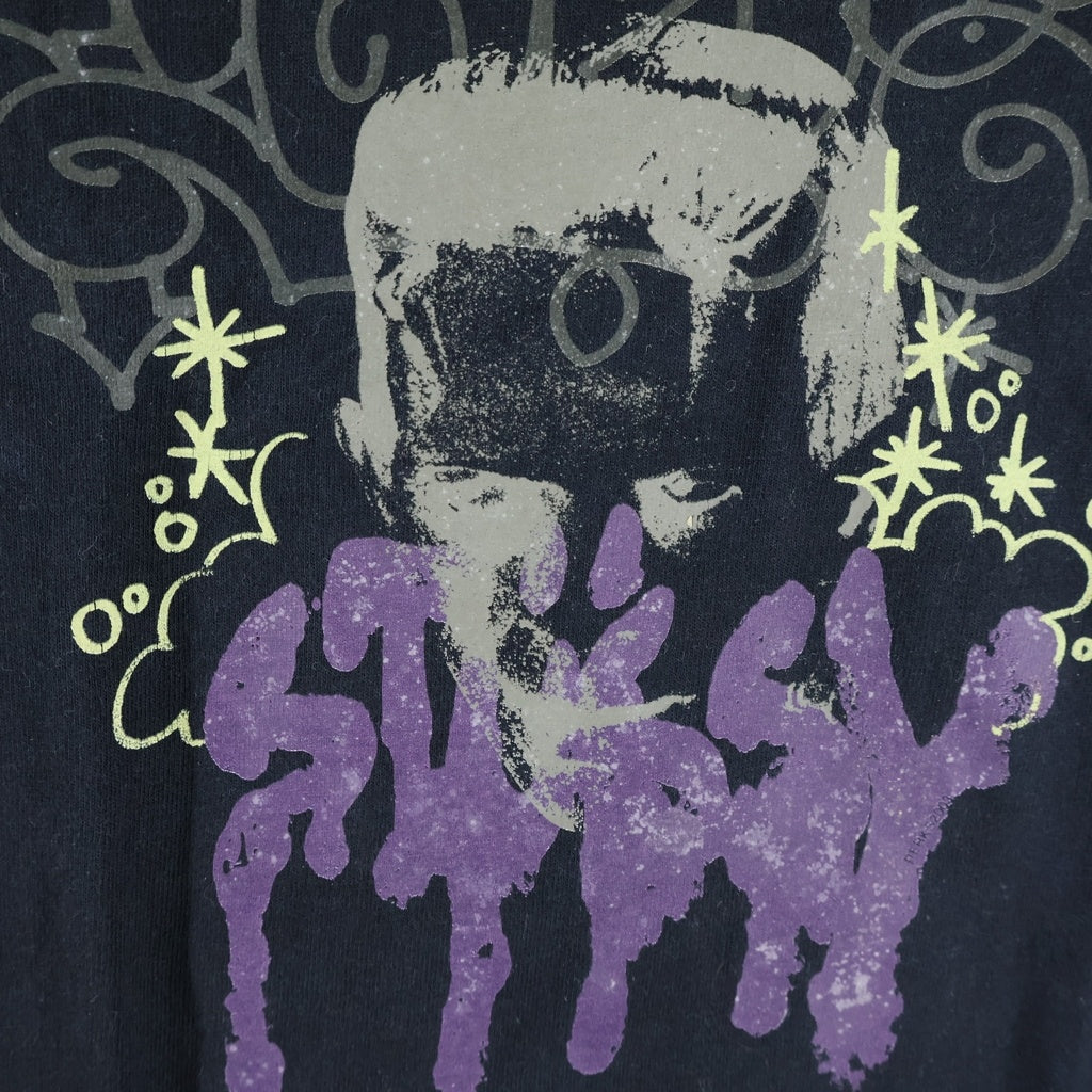 STUSSY(ステューシー) 00s OLD CUSTOMADE フランケンシュタイン 半袖Tシャツ カットソー ブラック
