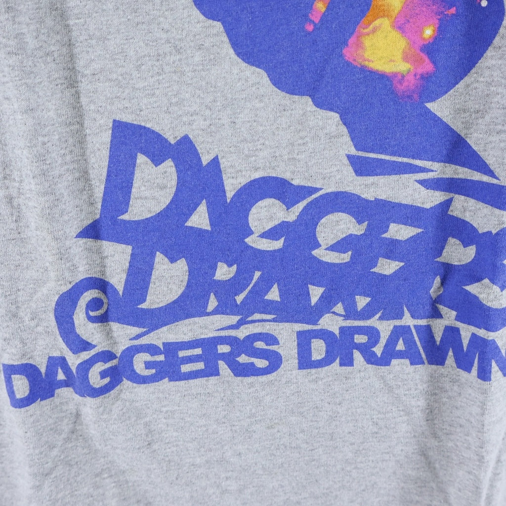 STUSSY(ステューシー) 00s CUSTOMADE Daggers Drawn 両面プリント 半袖Tシャツ カットソー USA製 グレー