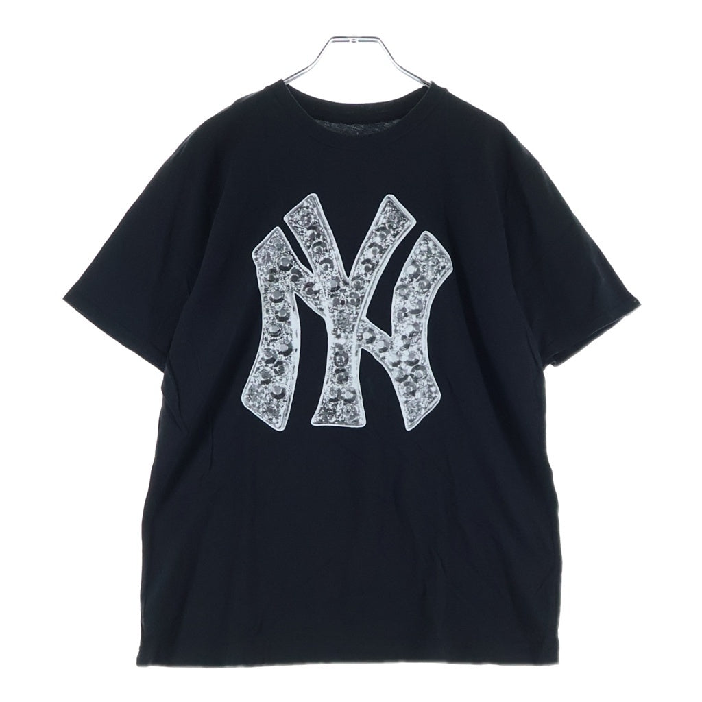 STUSSY(ステューシー) New York Yankees Tee ニューヨークヤンキース NYロゴ 半袖Tシャツ カットソー USA製 ブラック