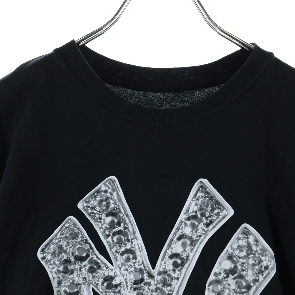 STUSSY(ステューシー) New York Yankees Tee ニューヨークヤンキース NYロゴ 半袖Tシャツ カットソー USA製 ブラック