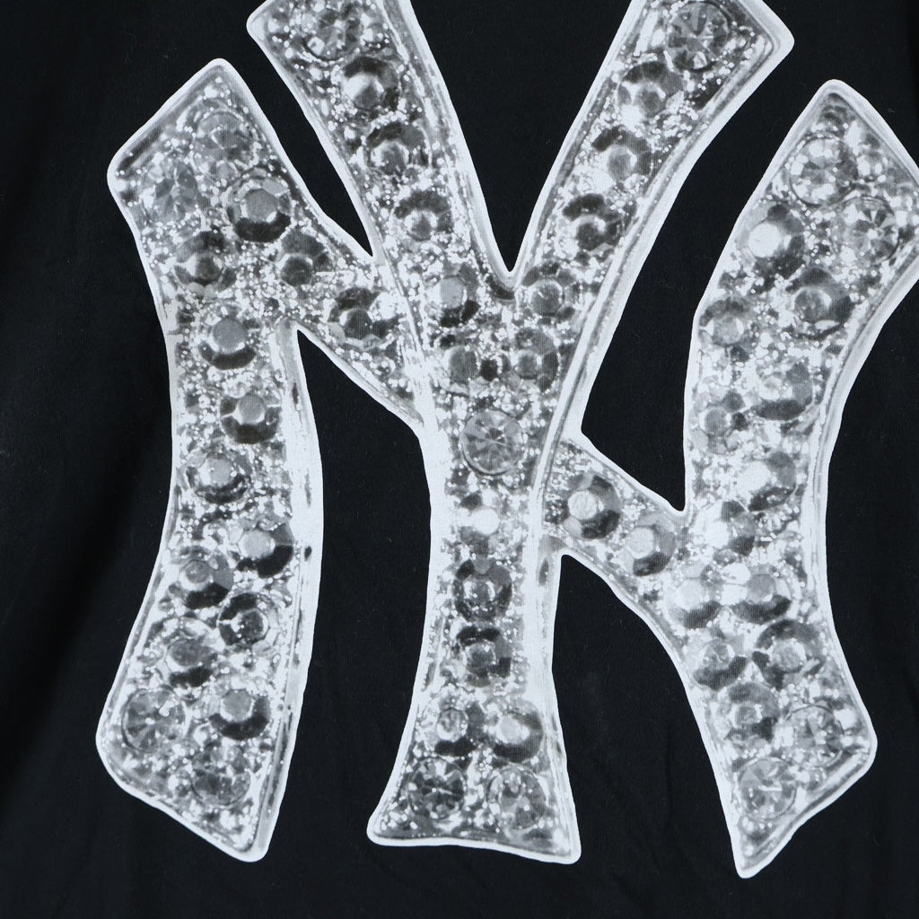 STUSSY(ステューシー) New York Yankees Tee ニューヨークヤンキース NYロゴ 半袖Tシャツ カットソー USA製 ブラック