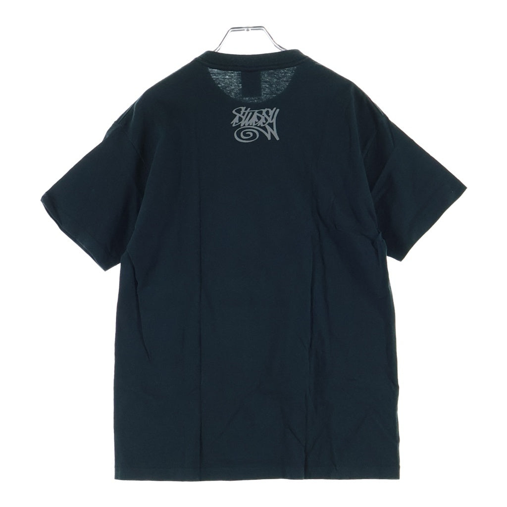 STUSSY(ステューシー) ×Eric Haze 00s OLD Crown Logo Tee エリックヘイズ クラウンロゴ 半袖Tシャツ カットソー 銀タグ ブラック