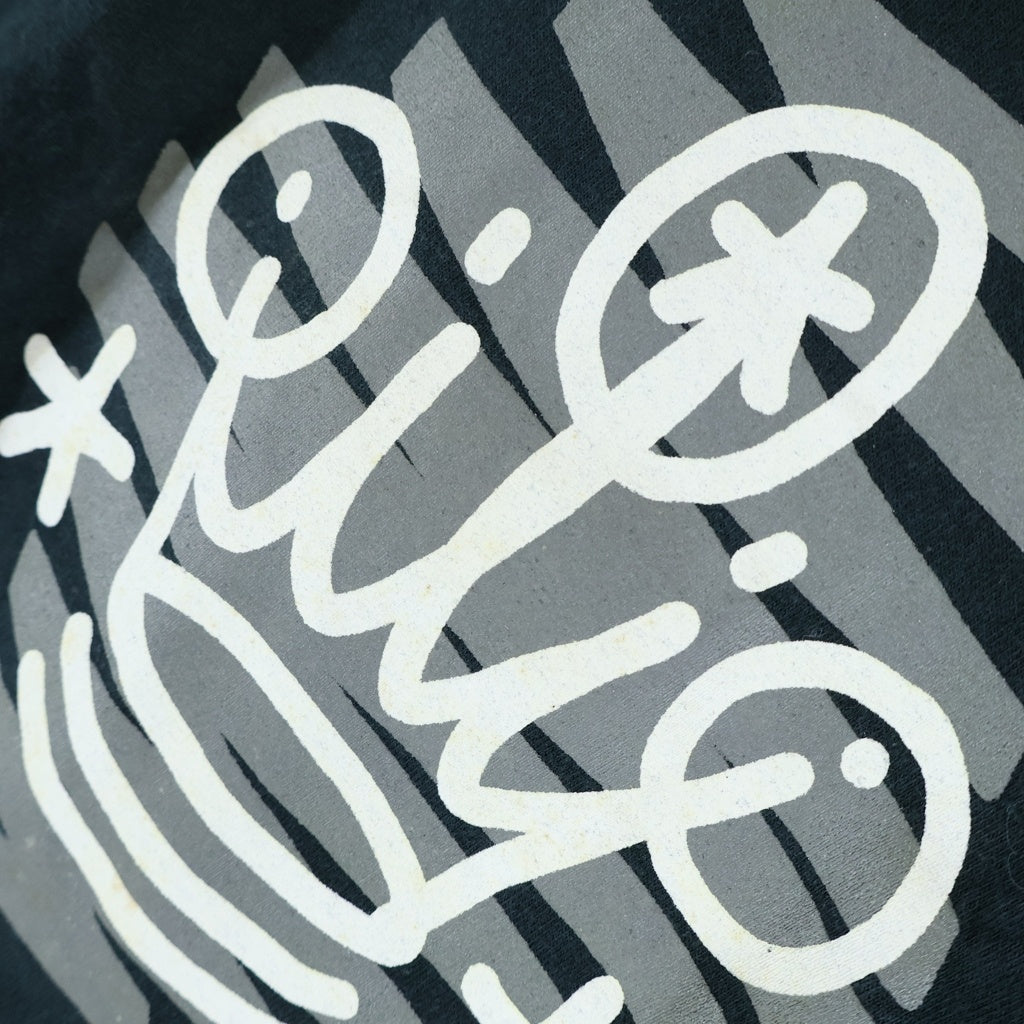 STUSSY(ステューシー) ×Eric Haze 00s OLD Crown Logo Tee エリックヘイズ クラウンロゴ 半袖Tシャツ カットソー 銀タグ ブラック