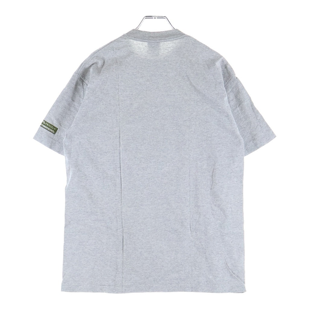 STUSSY(ステューシー) 90-00s OLD Keith Hufnage キース ハフナゲル 半袖プリントTシャツ カットソー グレー
