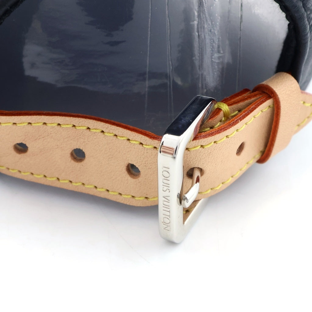 LOUIS VUITTON(ルイヴィトン) モノグラム シャドウ レザー ベースボールキャップ 帽子 ブラック M5473L レディース