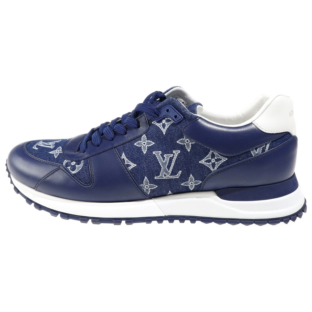 LOUIS VUITTON(ルイヴィトン) ランアウェイライン モノグラム デニム ローカットシューズ スニーカー インディゴ 1AIZYM